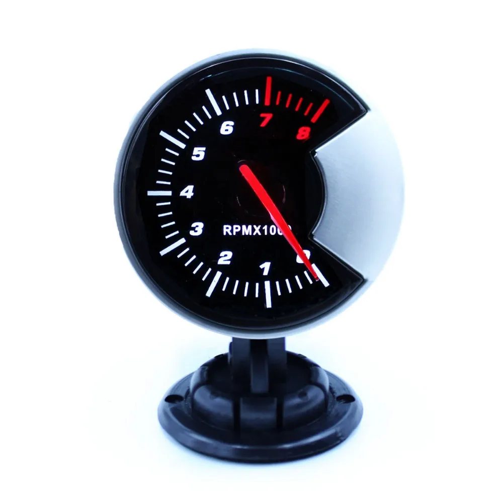 2.5 Inch 60mm Smoke Lens Led Tachometer Rpm Auto Gauge Meter - Buy 