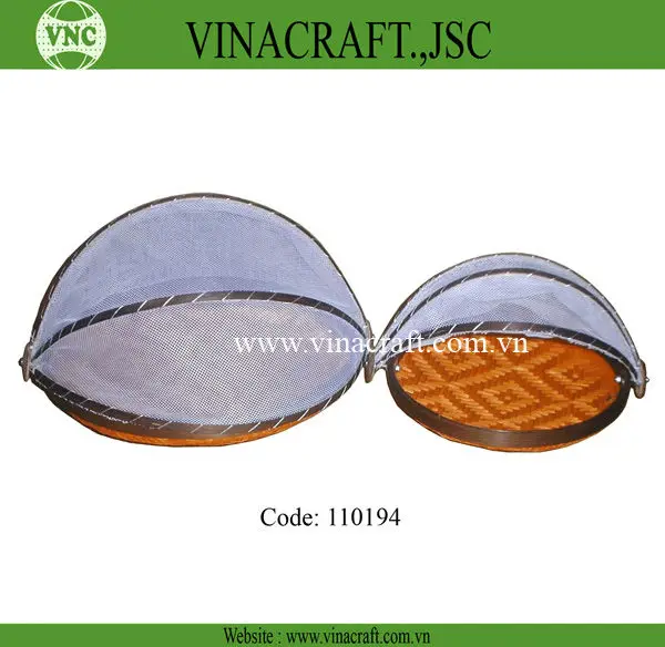 Square Bamboo Fruit Basket With Back Net Cover Buy Fruit Basket