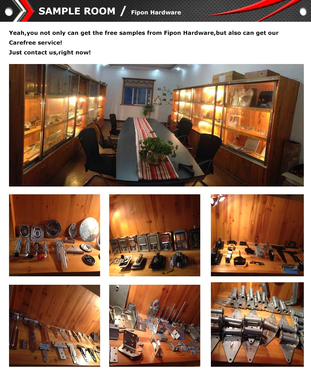 Clear Zinc Trailer Security Latch Set Trailer Stake Body Gate Latch