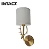 Classical indoor chandelier home wood table sconces half round wall lamp