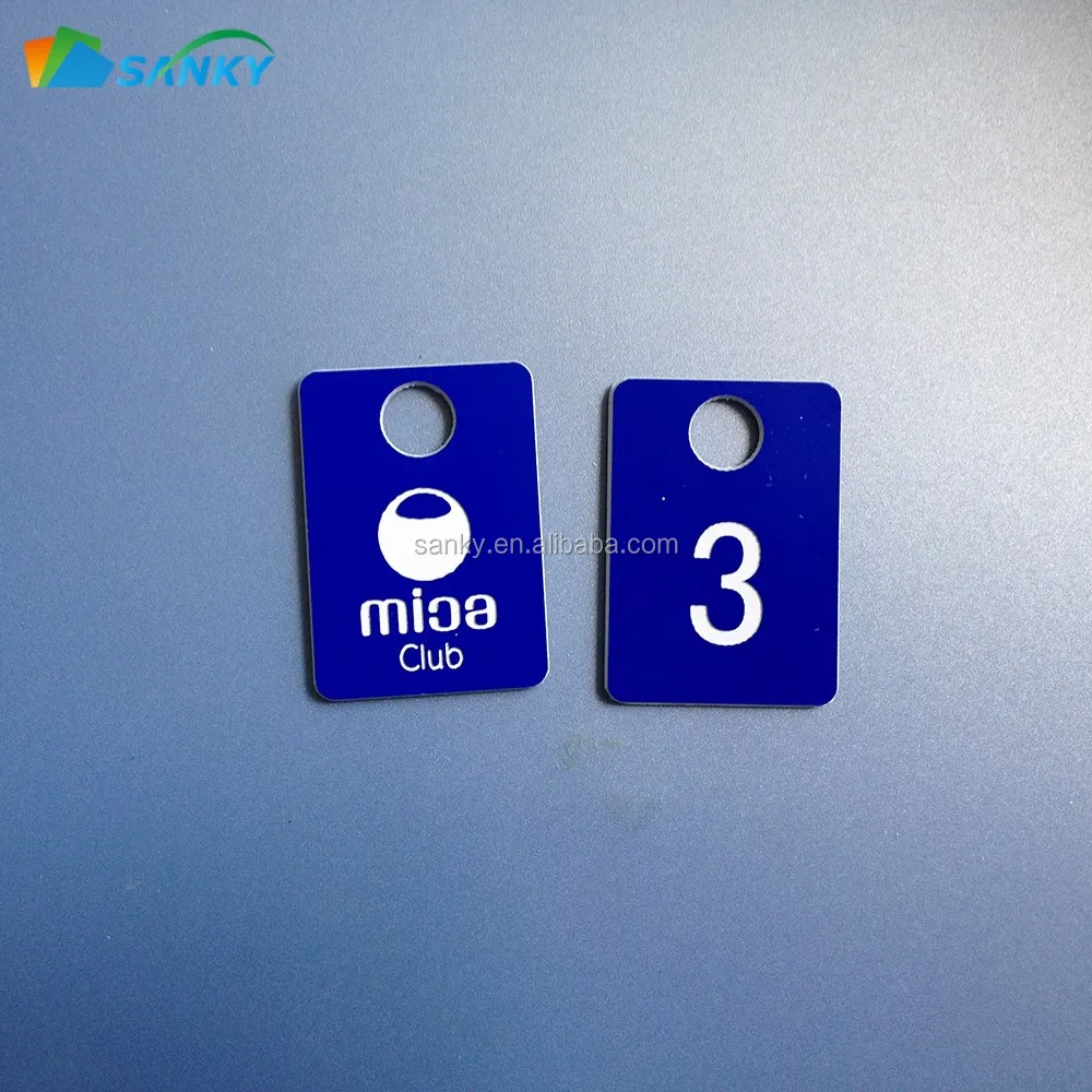Custom Durable Reusable Plastic Coat Room Check Tags Buy Coat Room