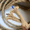 2*0.75mm2 Vintage Retro Rope Textile Wire Twisted Cable Braided Electrical Wire Pendant Light Lamp Line Lamp Cord
