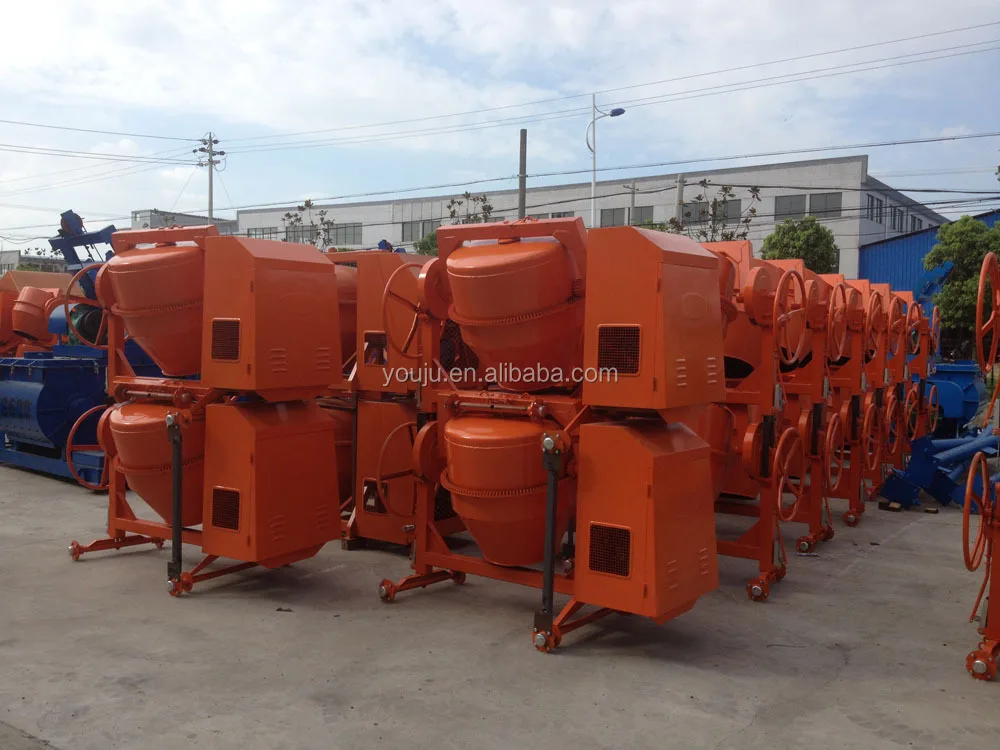 High Capacity Mobile Concrete Mixer 1000 Diesel Lister Diesel Engine