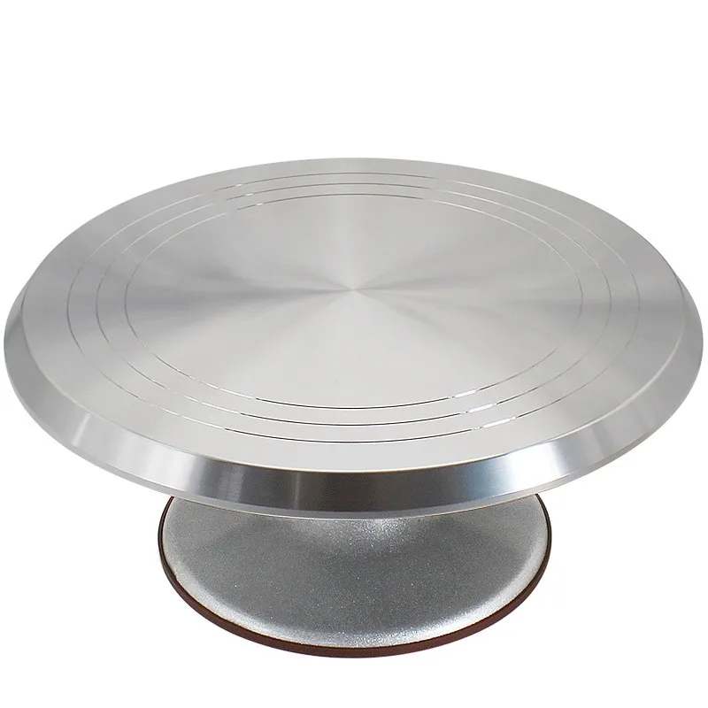 11 12 Inches Turntable Aluminum Rotating Cake Decorating Turntable ...