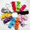 12 different colors of kids hair accessories weave baby headband