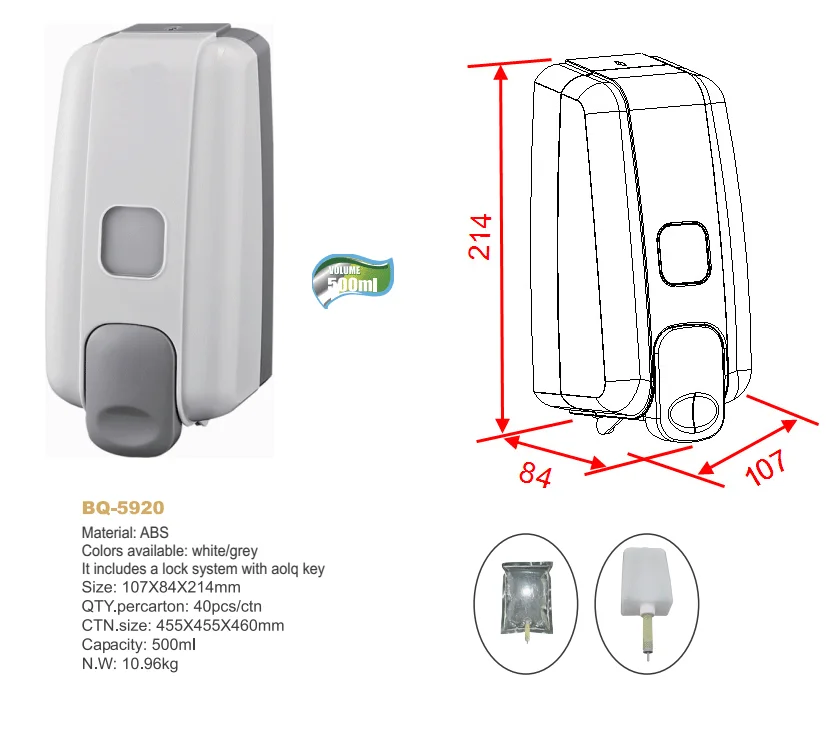 Liquido Heated Soap Dispenser Dispensadores Manual Liquid Soap
