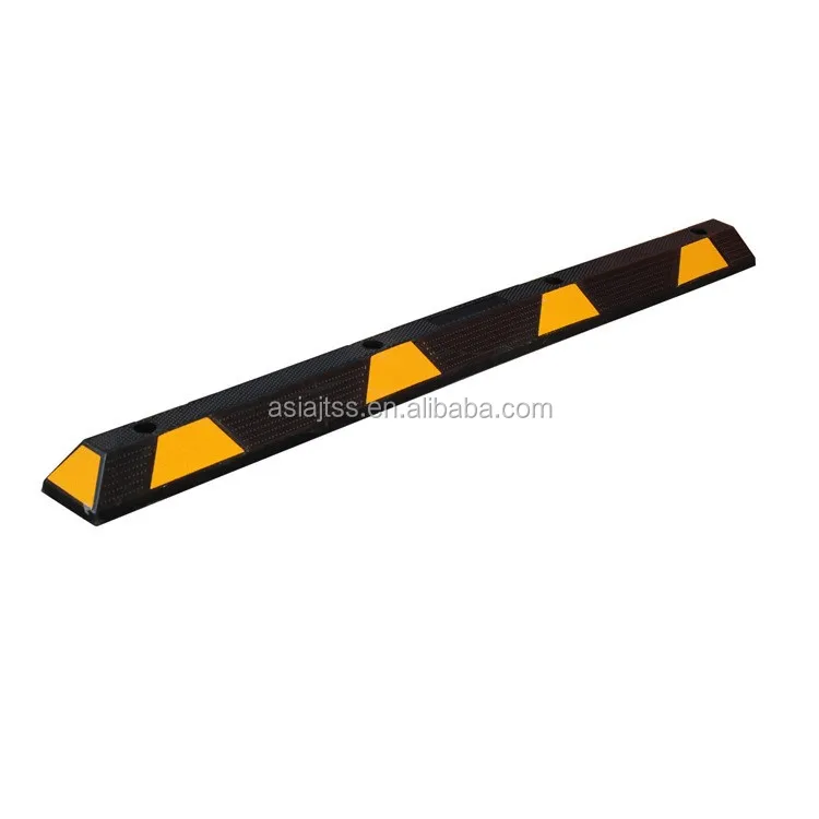 Top Quality 1650/ 1830 mm Rubber Garage Car Ramps Parking Wheel Stop