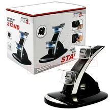2015 NEW ! Free Shipping,Dual USB Charger Charging Dock Stand for Sony Playstation PS3 Gaming Accessories