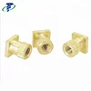 CNC Lath High Precision Square Threaded Brass Insert Nut