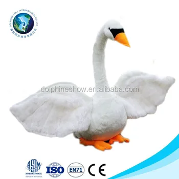 white goose stuffed animal