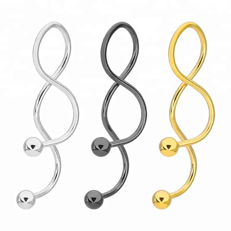 High Quality Body Piercing Jewelry Length Helix Ear Ring Buy Body