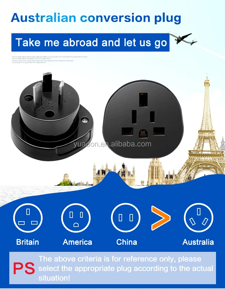 Saa Approved Electrical Us Uk To Australian Travel Adapter Power Point