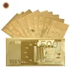 Wholesale Paper Money 1-5 Million Euro Banknote 24k Gold Plated Banknote Old Money Euro Gold Foil Banknotes