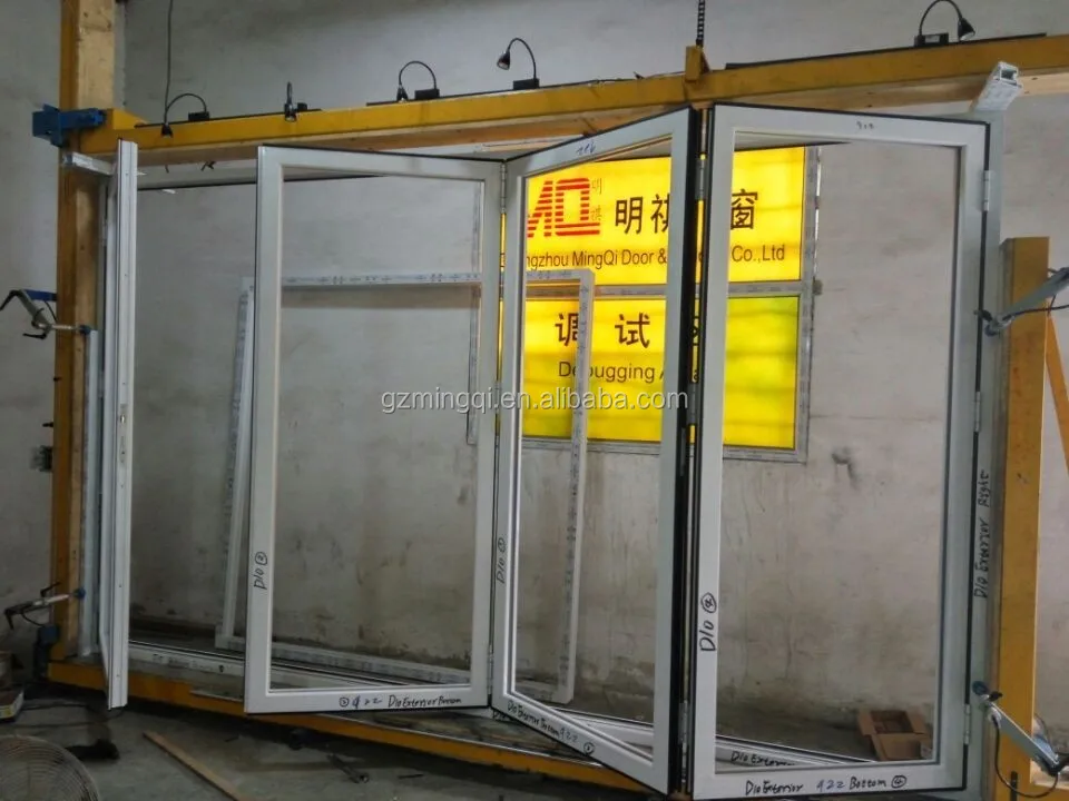 aluminum folding door debugging for USA project.jpg
