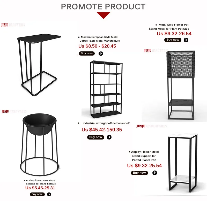 Church & Garden 4 Tier Tall Iron Metal Flower Pot Plant Stand For Sale