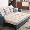 Modern sectional sofa with bed function fabric leather customized elegant and comfortable living room furniture