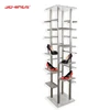 4 Sided 304 Stainless Steel Shoe Store Display Racks