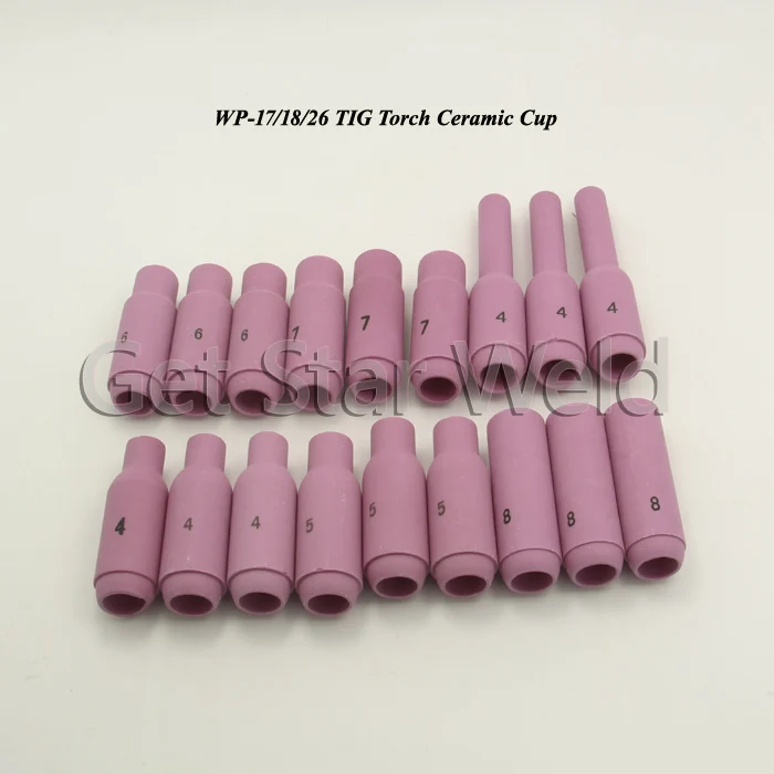 4# 10N50 TIG Welding Ceramic Cups 1//4/'/' /& 6.5mm for WP17 18 26 Torch 10pcs