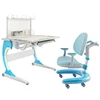 kids school furniture adjustable height children study desk and chair set