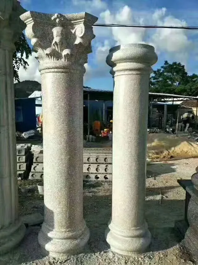 Factory Wholesale Abs Plastic Concrete Plain Pillar 35cm X 360cm Roman