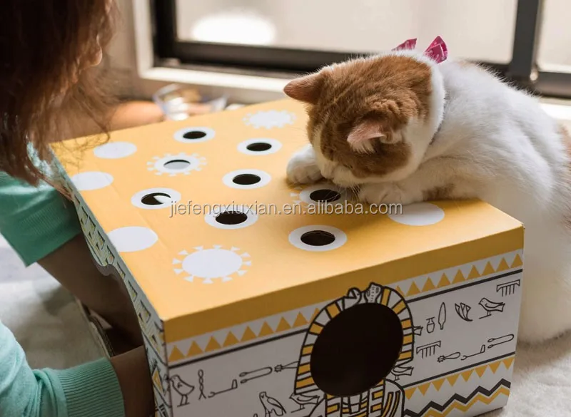 Boite De Jeu Professionnelle Taille Personnalisee Jouet De Chat En Carton Couleurs Et Tailles Buy Jouet Pour Chat Chat Jouet Jouet En Carton Pour Chat Product On Alibaba Com