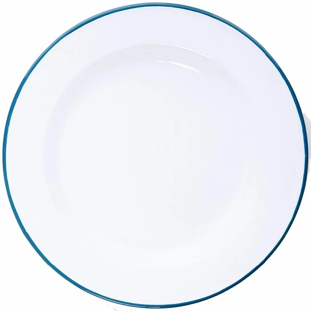 古董复古珐琅金属餐盘与定制 enamelware piedish 盘子,enamelware