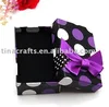 Round dot Cardboard jewelry box