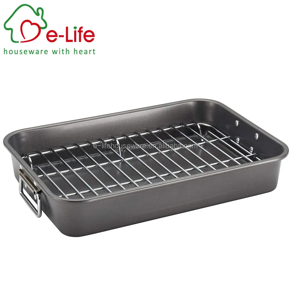 Granite Ware Covered Round Roaster,Black Enamel Finished Buy Round