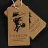 swing tags 1000gsm kraft recycled mark hang tags with custom color logo