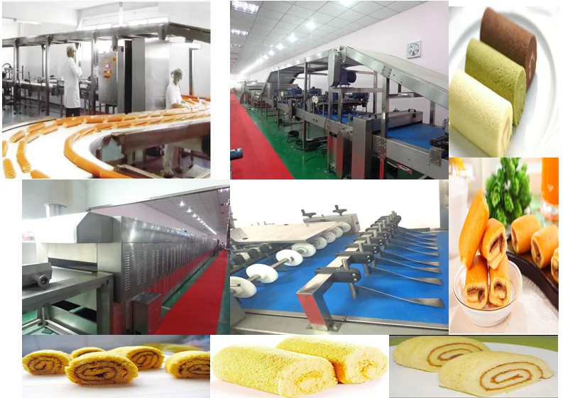 swiss roll & layer cake production line