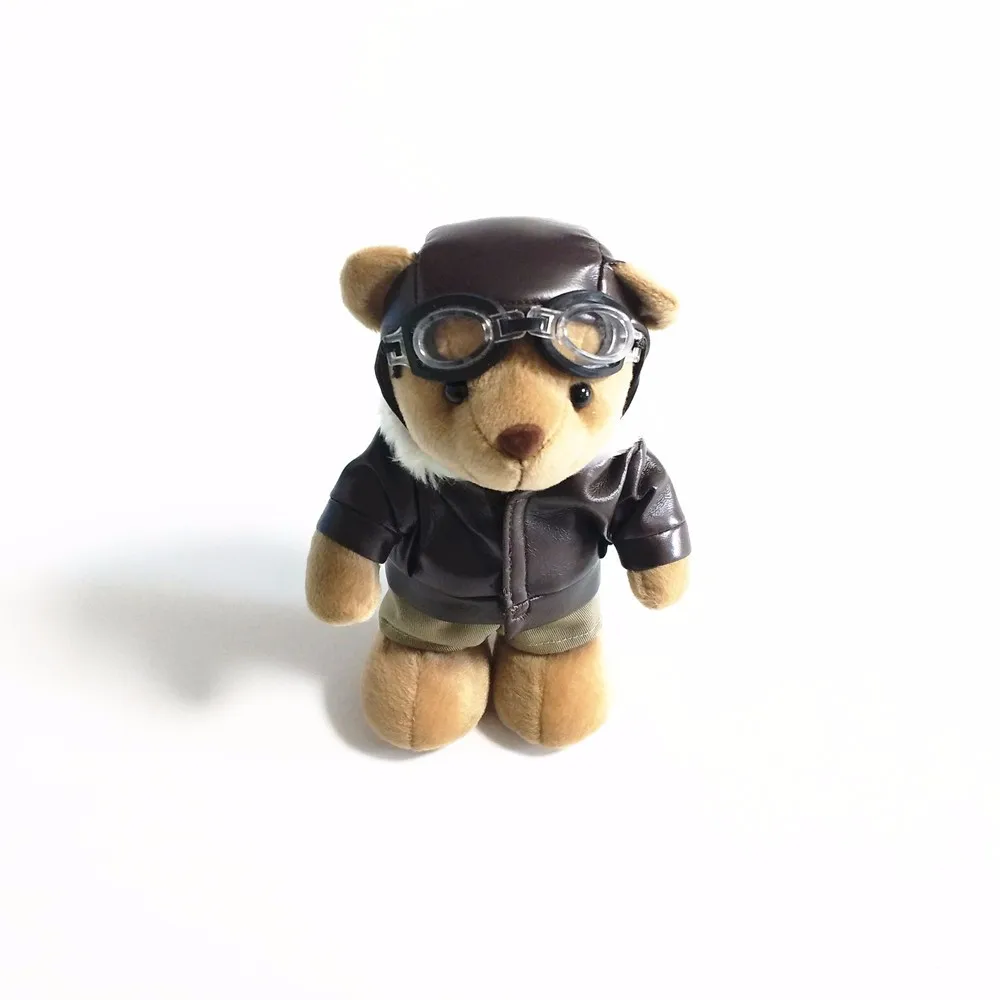 biggles pilot teddy bear