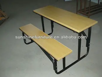Student Bench Desk With Two Chairs For Junior School Buy Old