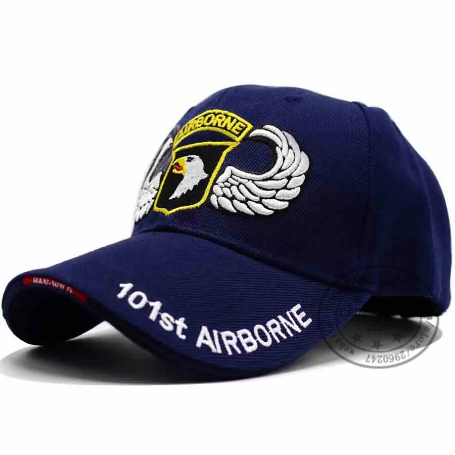U.s. Army 101st Airborne Division Hat Embroidery Trucker Cap Screaming ...
