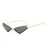 Designer ladies sunglass funky metal irregular sunglasses