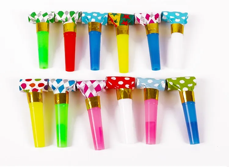 Assorted Round Dot Birthday Party Paper Tube Blowouts Noise Maker - Buy ...