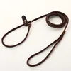 Wholesale Long Double Cow Leather 2 Dog Leash