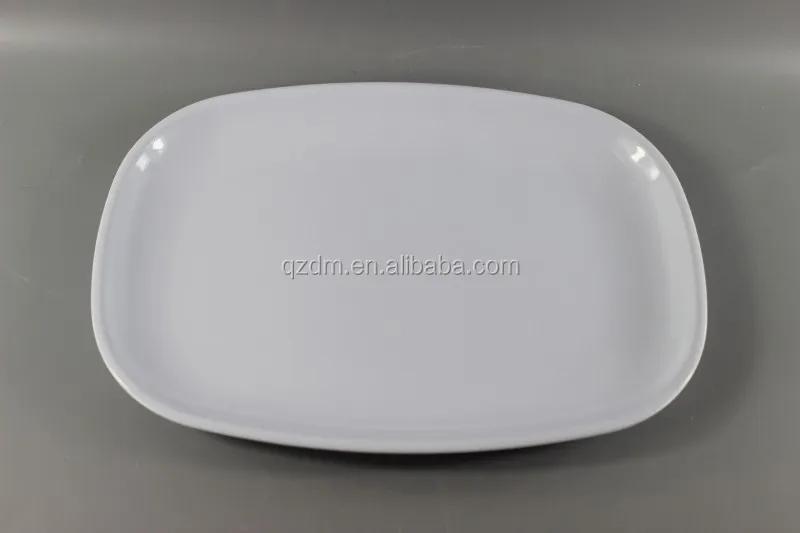 13.5" White Melamine dinner plate ,Melamine Unbreakable Dish