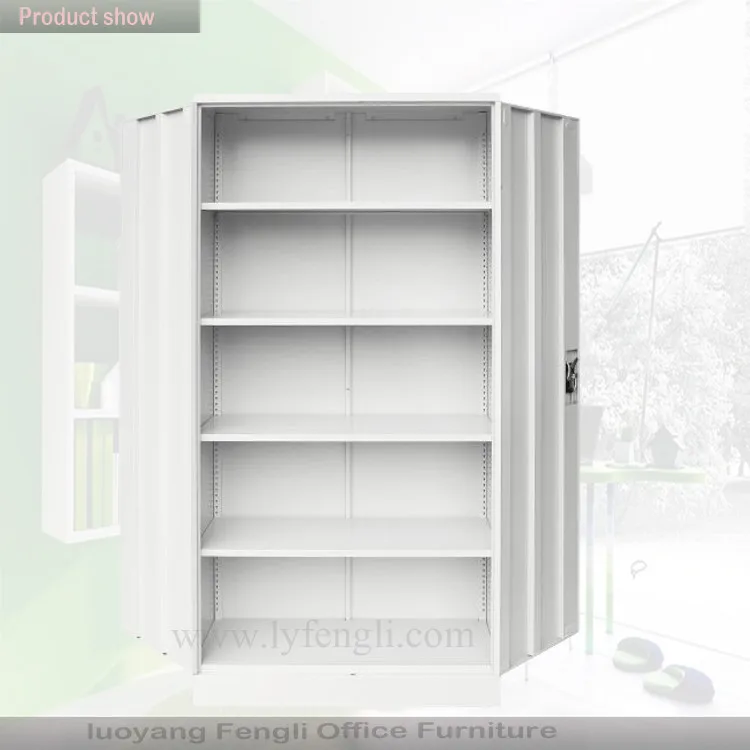 Wholesale Office Filing Cabinet 2 Swing Door Steel Cupboard with 4 Shelves