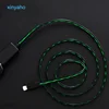 Flexible TPU flowing charging cables LED grow usb charging cable