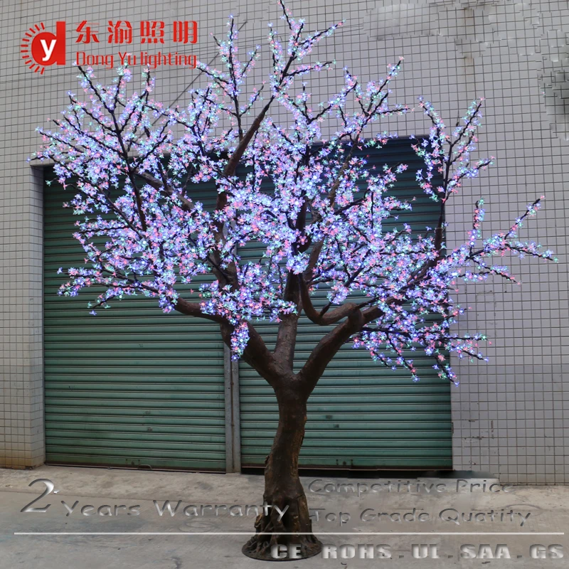 4.0 Meters Artificial Light Cherry Blossom Large Size Artificial Led