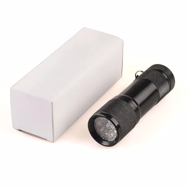 Wholesale 9 Led Uv Flashlight 365nm 385nm 395nm Wavelength Aluminum