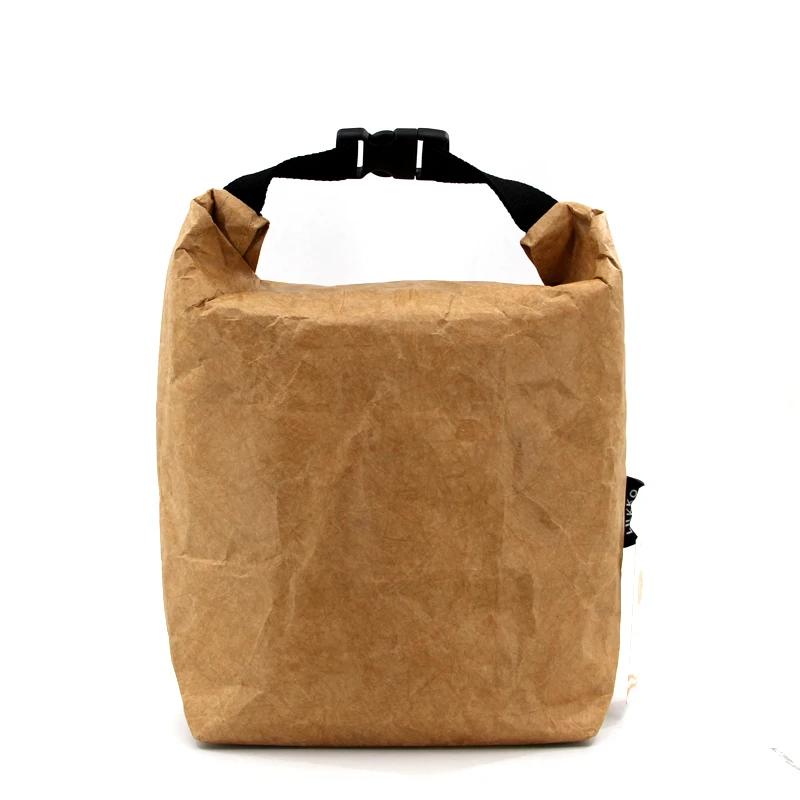 brown paper tyvek insulated lunch bag