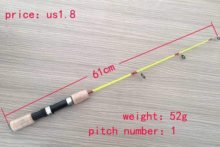 Russia Sale Ice Fishing Rod Blanks Lure Insert Section Carp Fishing