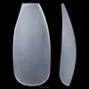 half cover christmas coffin shape matte plain Artificial Nail Tips for nail art design