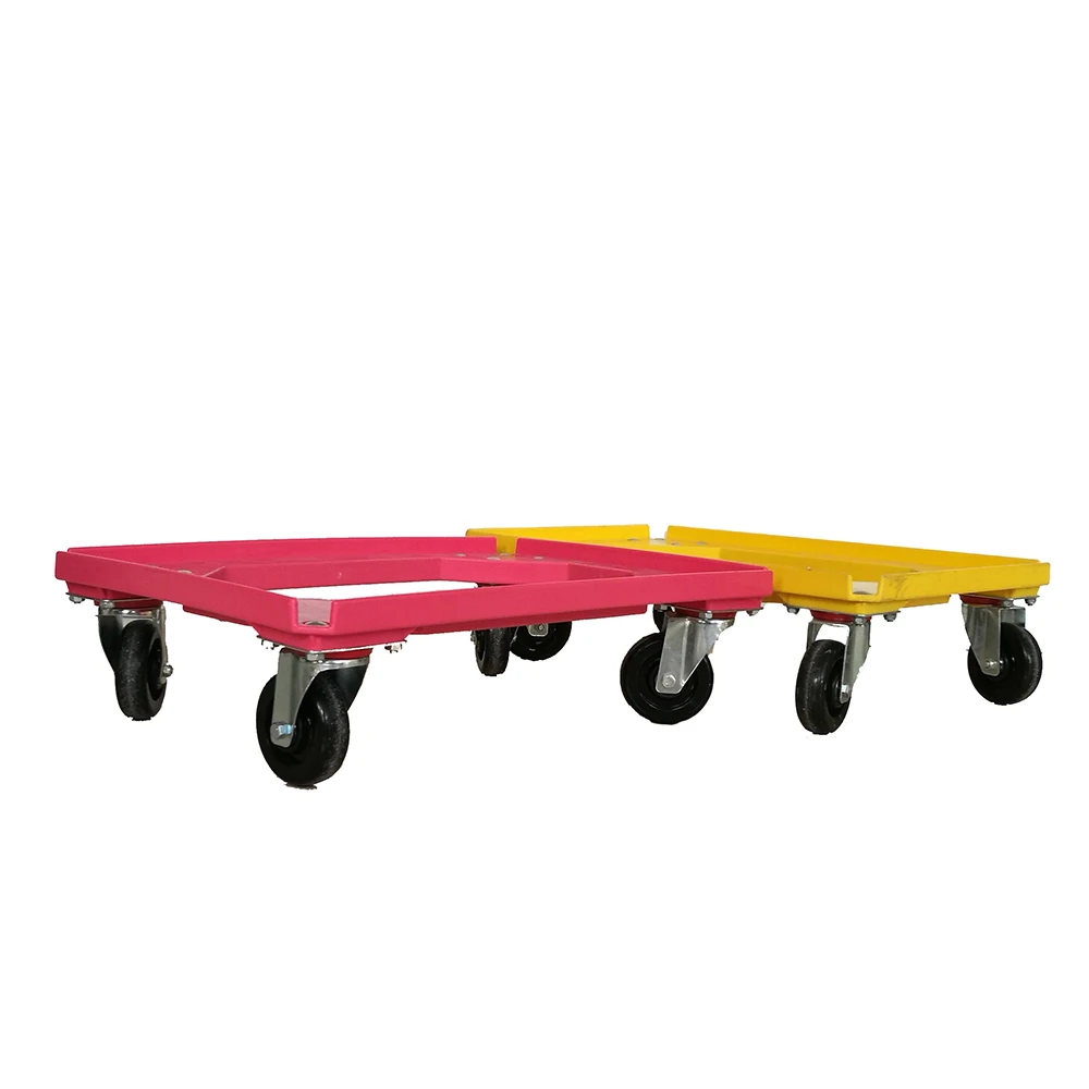 Various Style Plastic Storage Heavy Duty Rolling Dolly Tool Cart With 4