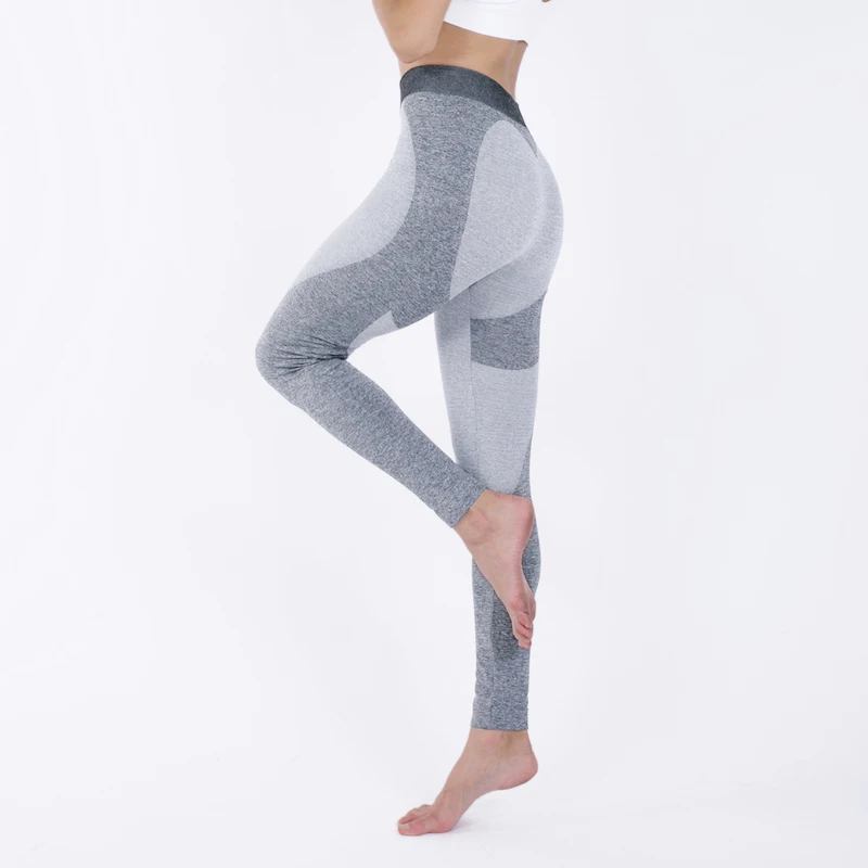 Women's Seamless High Waist Peach Heart Yoga Pants For Women Elasticity ...