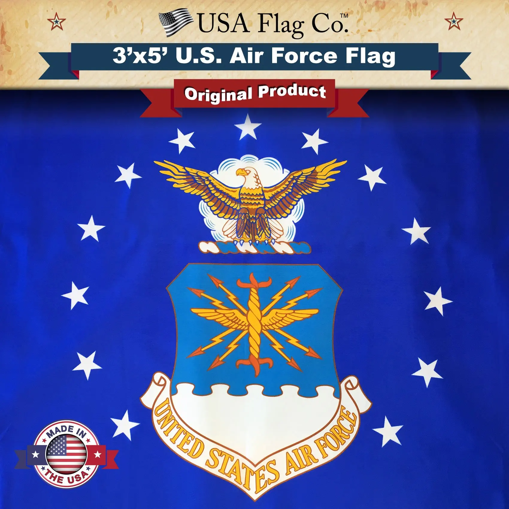 Buy Usa Flag Co Us Air Force Flag By Is 100 American Made The Best