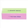 B freeshipping Art Tools 4 Sides colorful High Quality New Shape Buff Nail