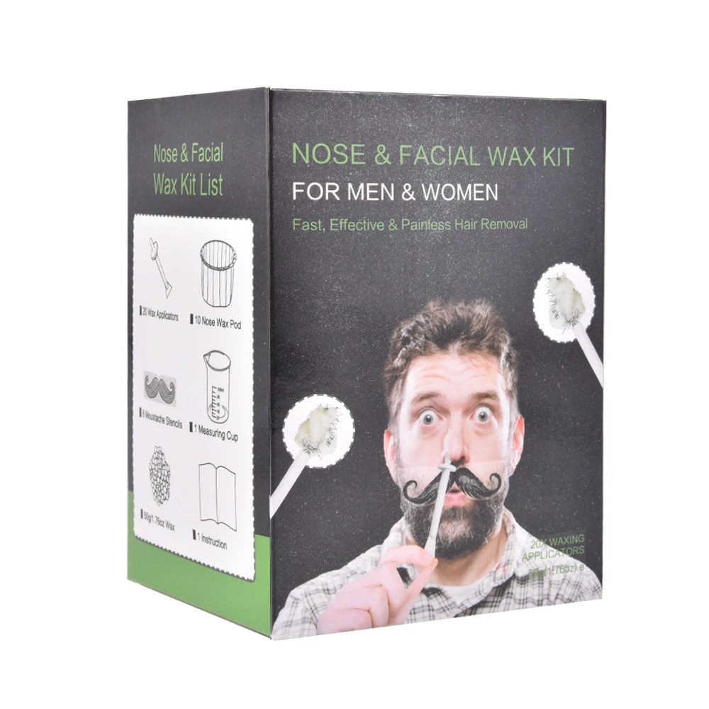 wax nose hair kit