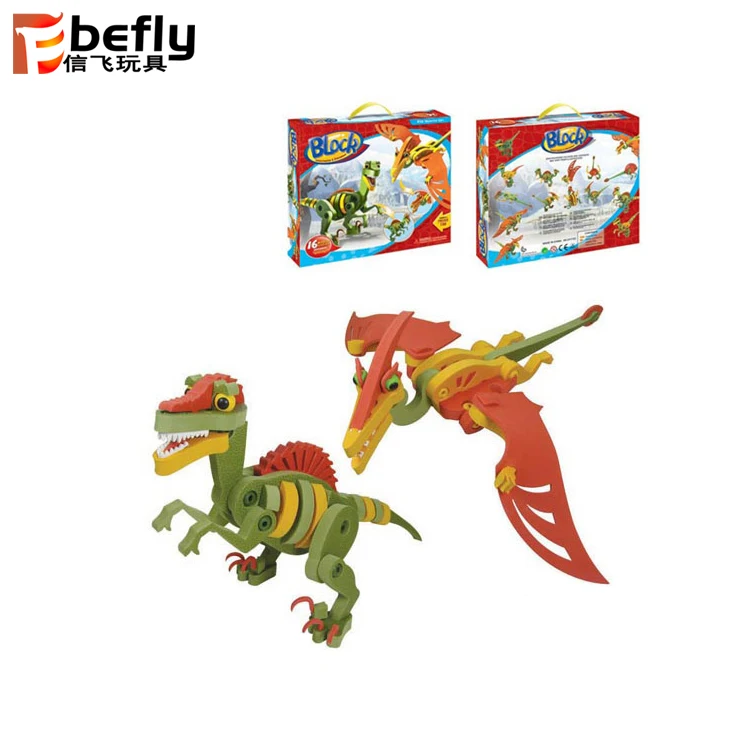 2 Kinds Mixed Toy Educational Foam 3d Dinosaur Puzzle Wholesale - Buy ...